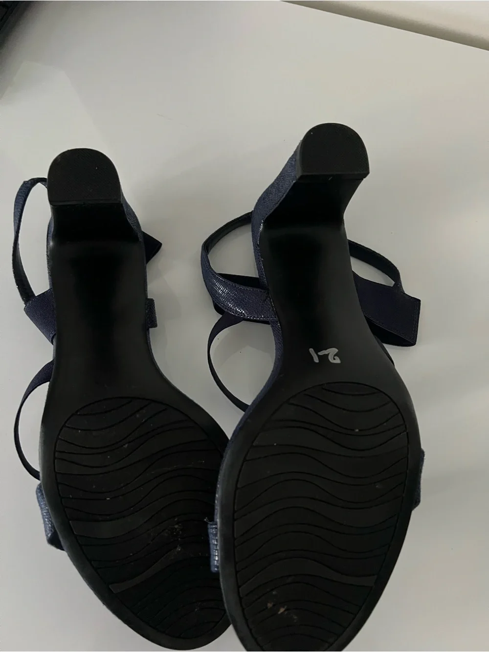 Impo Navy Strappy Slingback Sandals - Picture 4 of 4